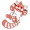 Cute little Red Panda character