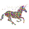 Regenbogen Einhorn Sparkles