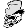 Skull with Top Hat