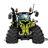 0300 light green tractor