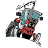 499 Red tractor 533