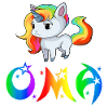 Einhorn Oma