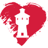 Langeoog Herz Wasserturm Geschenk