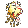 Shattered skull