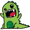 Dino Comic Cartoon