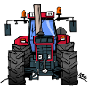 362 Czerwony traktor 1455XL