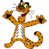 großer süßer Tiger