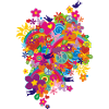 NEW FLOWER POWER RAINBOW