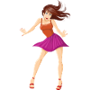 fille Mädel danse