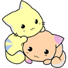 Cats Kitties Babies Sweet Anime