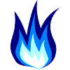 Blue Fire Flames