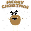 Funny Christmas Reindeer