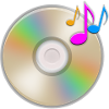 Music CD floating notes