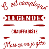 Chauffagiste une légende cadeau