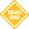 sign dead end