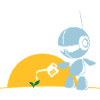 robot flower