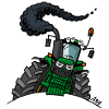 0517 tracteur vert 6115M