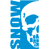snow boarder skull