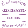 Princesse Basketteuse cadeau métier