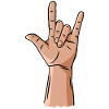 Teufelshörner / Rock'n'Roll / Metall Handgeste