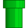 Röhre grün Pixel