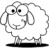 Witziges Schaf