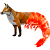 Fox-shrimp mixture