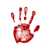 The bloody hand. gift