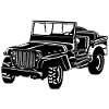 4x4 / SUV jeep 02_schwarz blanc