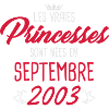 Princesses nées en septembre 2003