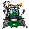 0427 green tractor 6620