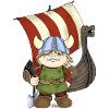 Erik the Viking ship with