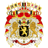 Belgien våbenskjold som et badge