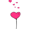 Balloon hearts