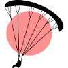 Paraglider Sunset Vector