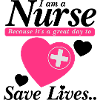 Nurse Save Lives Black Pink