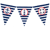 maritime, sea, lighthouse, flag, pennant