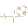 Gift heartbeat football