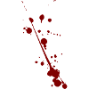 Blood splash splatter halloween