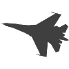 Militär Kampfjet Flugzeug Jet Silhouette