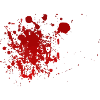 Blut Spritzer Splatter Halloween Blutspritzer