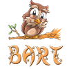 Eule Bart