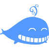 Whale Water Blue Kids