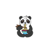 Pho-echte Panda-Suppe-vietnamesisches Nahrungsmittelgeschenk