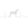IRISH WOLFHOUND heartbeat Herzschlag