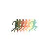 dad's marathon cheer team