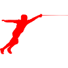 Fencing fencer silhouette