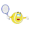 tennis emoticon smiley ball
