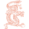 Red Japanese Fire Dragon - Gift