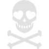 Heart Eye Skull